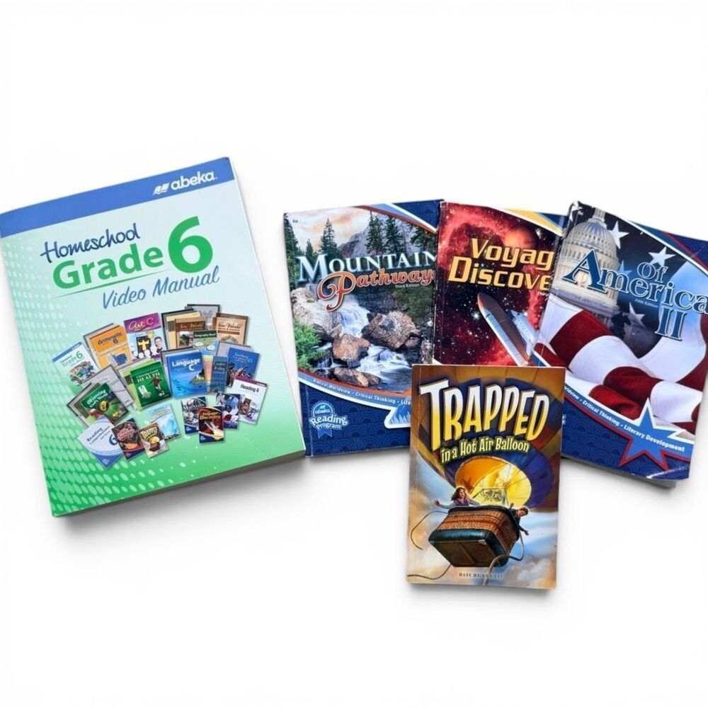 Abeka Grade 6 6th Grade Homeschool Reading Books & Curriculum Guide